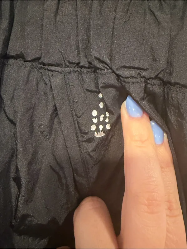 Free‎ People Movement smocked black shorts - Image 2