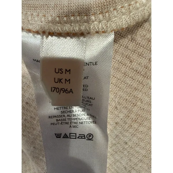 Anthropologie Cowl Neck Oversized Women's Orange Sweater Size Medium - Image 9