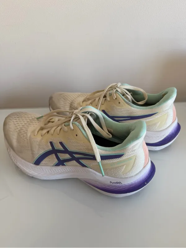 Asics GT-2000 V12 White and Purple Sneakers - Image 5