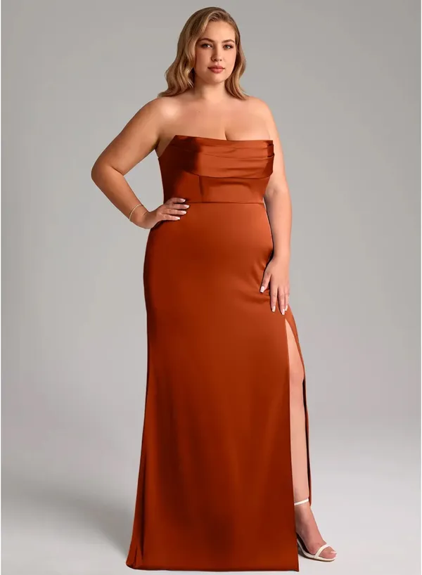 Azazie Paprika Dress Bridesmaid - Image 5