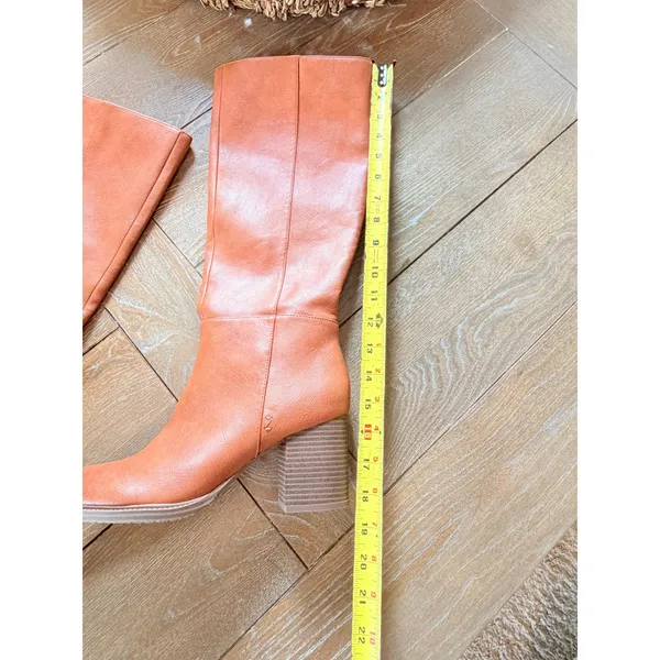 Zodiac Knee High Boots Women Cognac Size 9.5 - Image 4