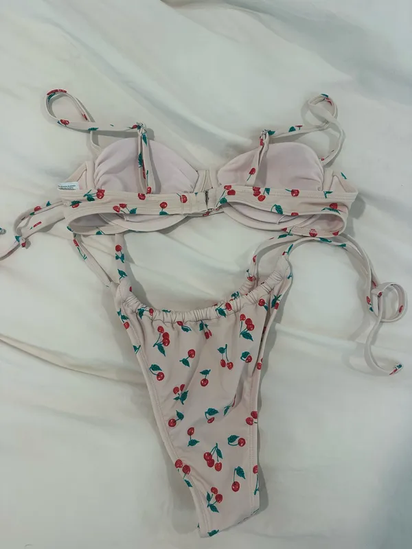 Target Wild Fable Bikini Set Cherry Pink - Image 2