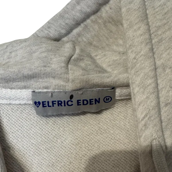 Aelfric Eden Womens Hoddie Blue Star "N" Patch Streetwear Pullover Graphic Medium - Image 9