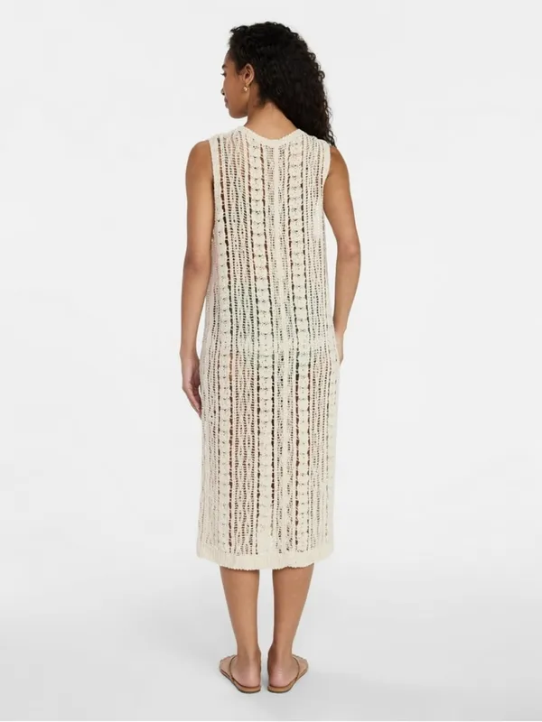 NWT Time and Tru Women’s 100 % Crochet Button-Down Duster Coverup sz S/M - Image 6