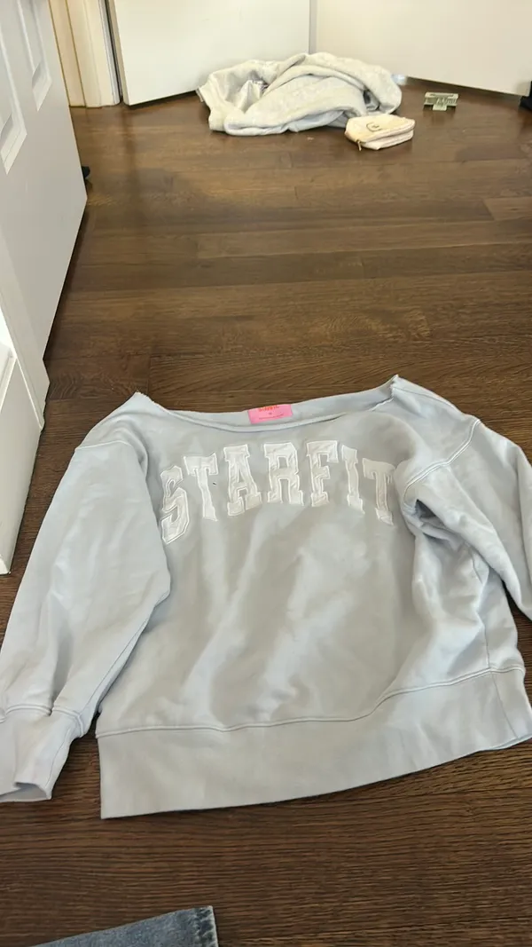 Starfit Sweatshirt Gray Size XS - Image 3