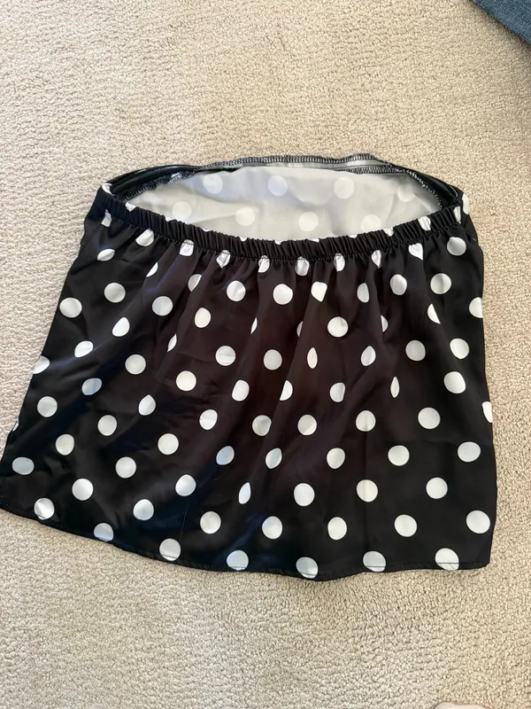 Polka Dot Top Black - Image 2