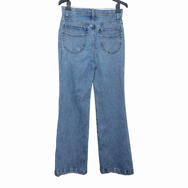 Madewell Women's 11" High Rise Flare Jeans 28 Erickson Wash 70s Retro Minimalist - Image 5