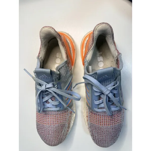 Adidas Ultraboost Women's Running Shoes Sneakers Coral Glow Blue Size 8 - Image 2