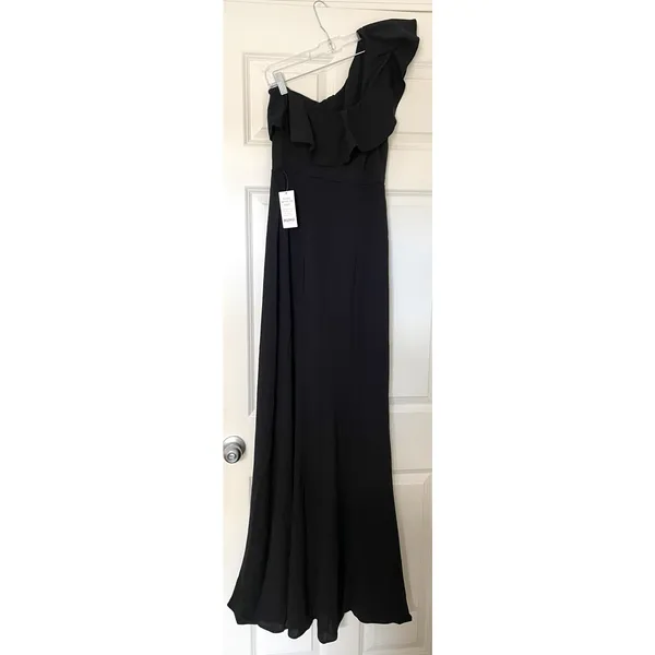 Show Me Your Mumu Floretine Maxi One Strap Maxi Dress Black Size Small NEW - Image 4
