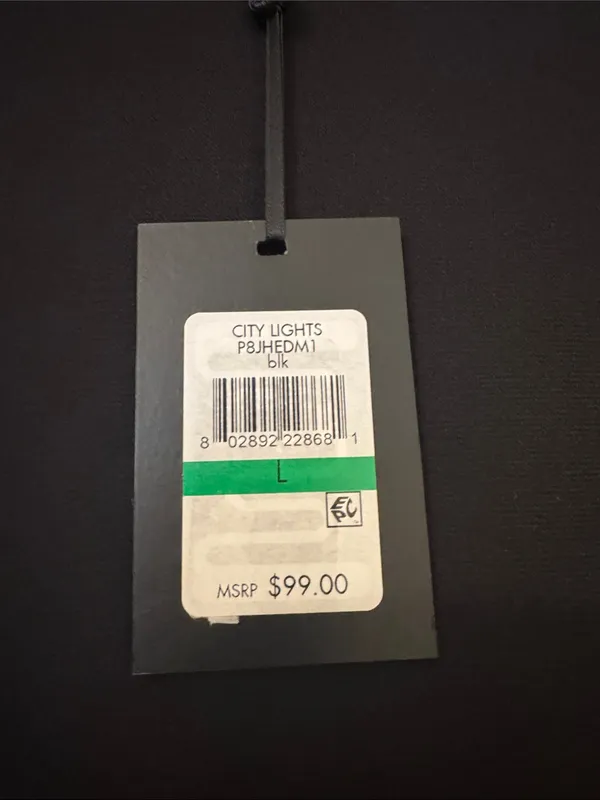 Dkny City Lights Black Long-Sleeve Top with Accented Sleeves - Image 5
