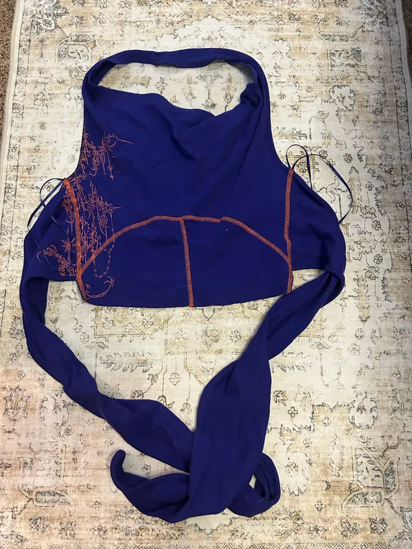Wild fable blue halter top - Image 3