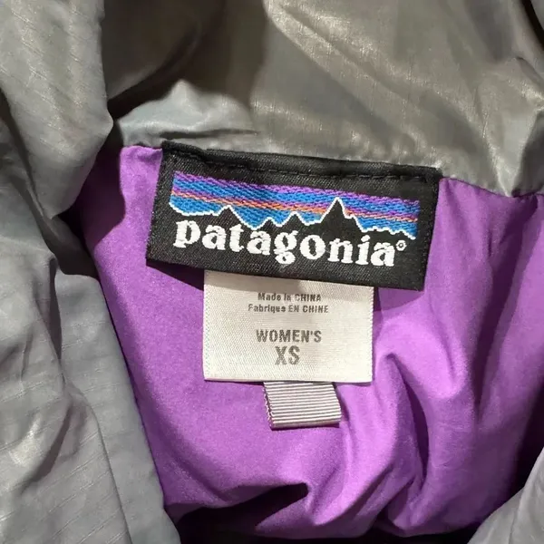 Patagonia Lidia Grey Parka Coat Women’s XS - Image 3