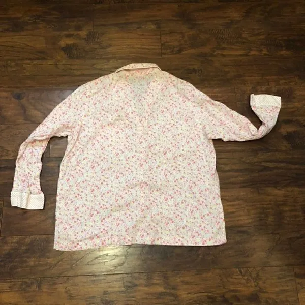 VS Victoria Secret sleepwear pajamas top long sleeve size large womens - Image 5