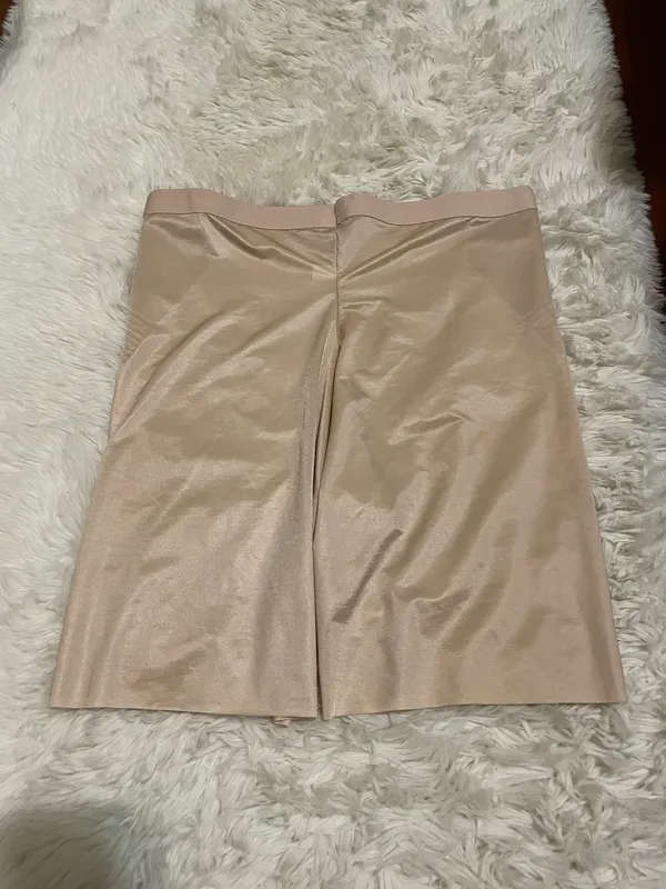 High Waisted Tummy Control Shorts in Nude - Image 5