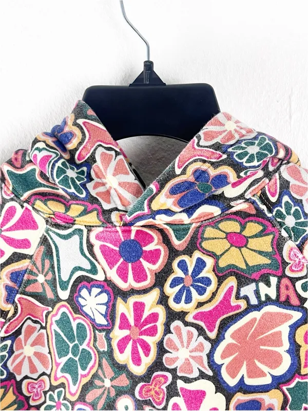 ARITZIA TNA The Cozy Fleece Mega Kangaroo Pocket Hoodie Pullover Size Small - Image 6