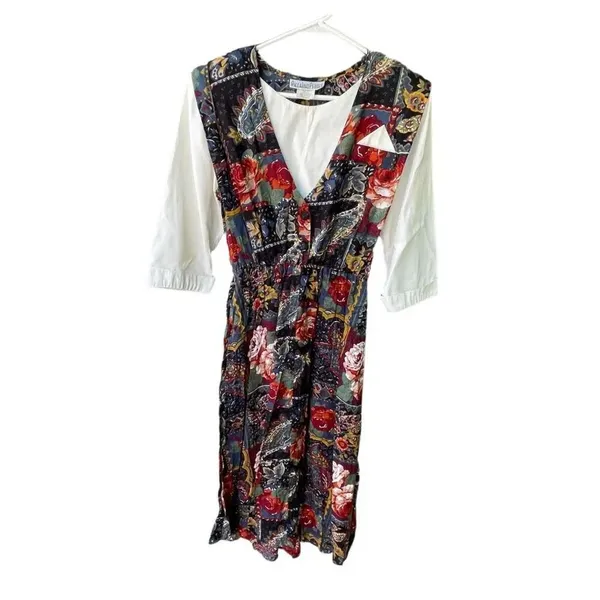 Vintage Piccalino Petites size 8P floral button front - Image 2