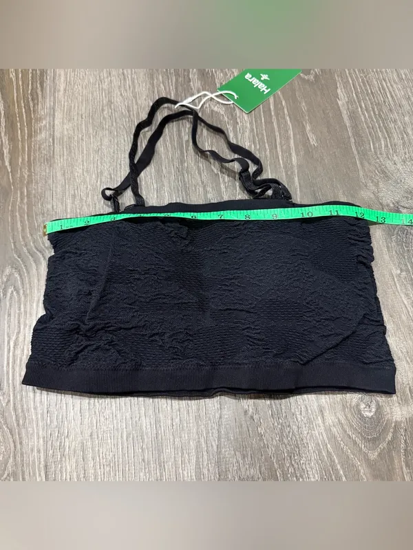 NWT Halara Black Textured Tube Top - Image 7