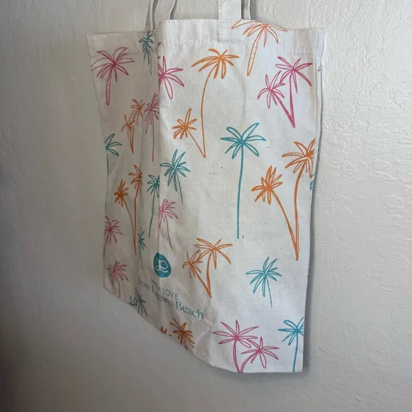 NWOT: Gorjana Palm Tree Prince Canvas Tote Bag - Image 4