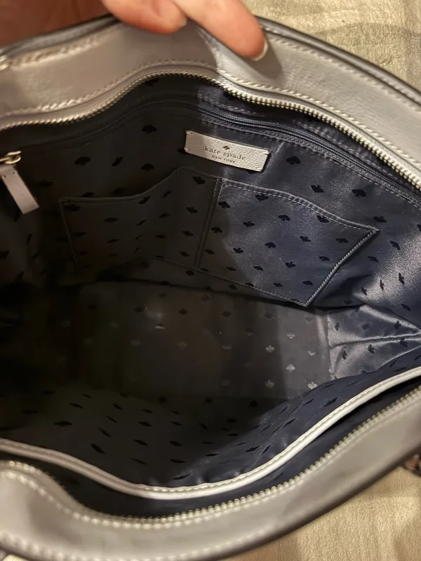 Kate Spade Powder Blue Medium Top Zip Tote - Image 6