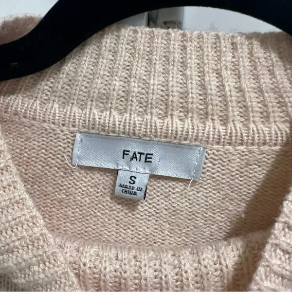 Fate Cream Wool/Cashmere Sweater - Image 4