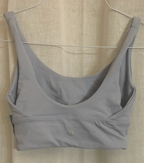 Lululemon Align Nulu Reversible Bra Pastel Blue / Heathered Pastel Blue - Image 4