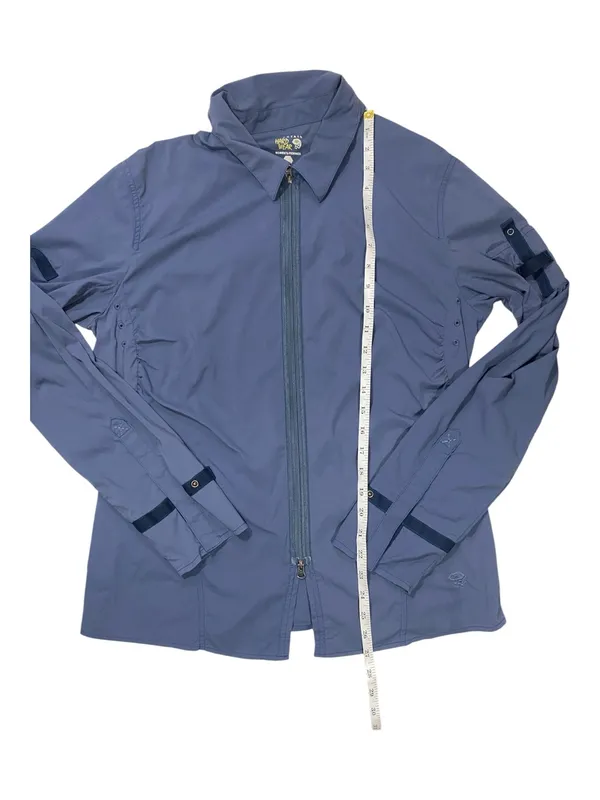 Mountain Hardwear Women’s 10 Lightweight Zip Up Jacket Blue Outdoor Sun Fishing - Image 7