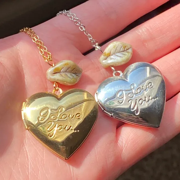 Handmade cute fairy cottage heart locket Necklace - Image 8