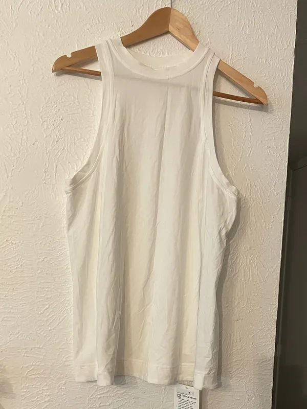 NWT lululemon athletica Relaxed Crewneck Long Cotton Tank Top Small - Image 3