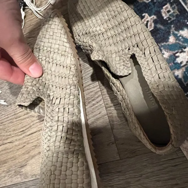Calonge‎ womens handwoven leather flats size 5 eu 35 - Image 7