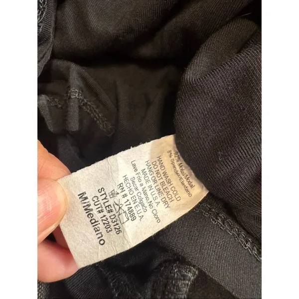 Windsor Black Ruched Mini Dress – Size M - Image 4