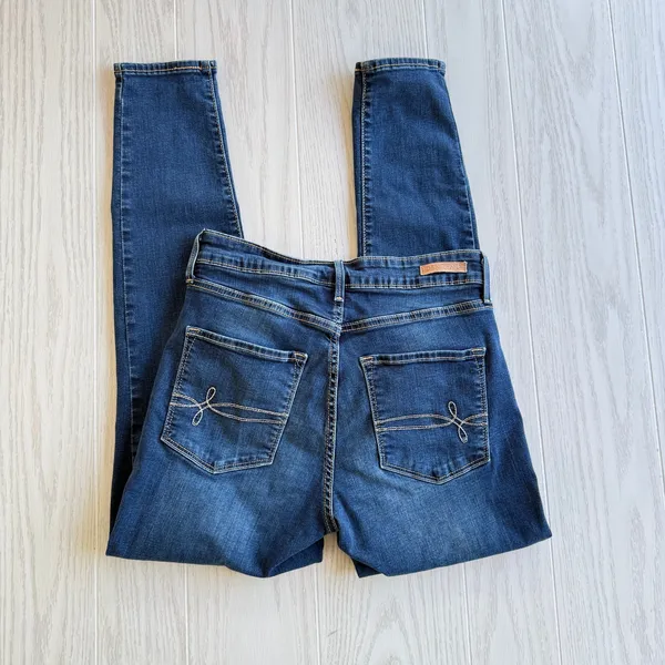 Levi’s Denizen Women’s 4S 27x28 High Rise Skinny Denim Shorts Blue - Image 2