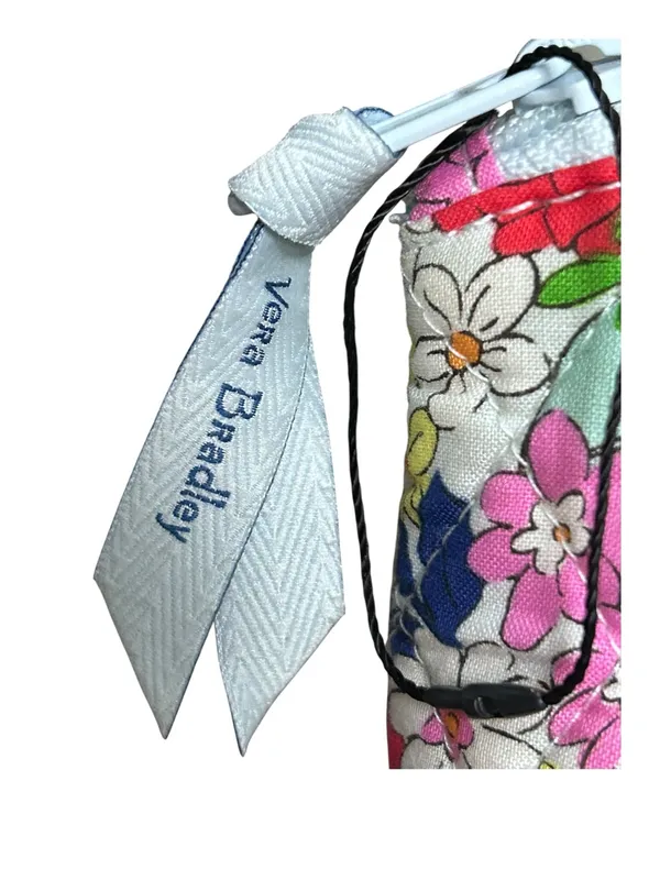 NWOT Vera Bradley Floral Cosmetic Makeup Bag w Mirror Travel Pouch - Image 4