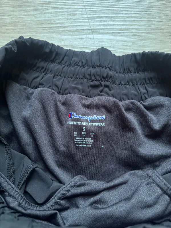 Women’s Black Champion Running Shorts - Image 2