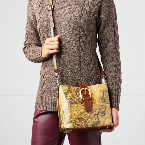 New Patricia Nash Irving Leather Satchel‎ with Crossbody Strap - Image 2
