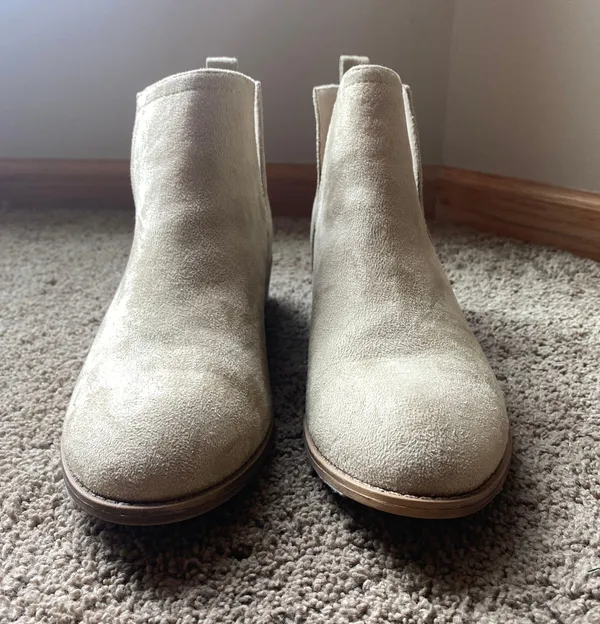 Tan Wedged Booties - Image 3