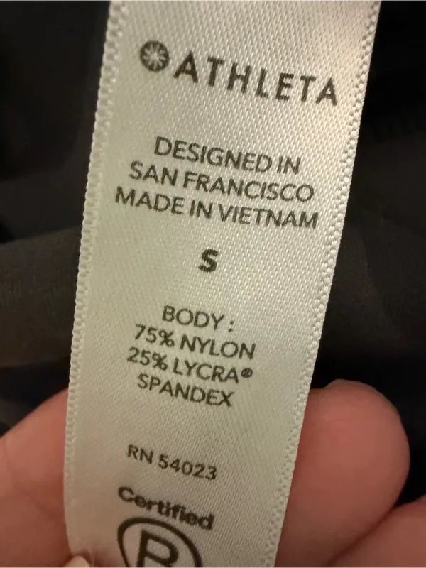 Athleta Salutation Camo‎ Jogger Black Gray Joggers Small - Image 9