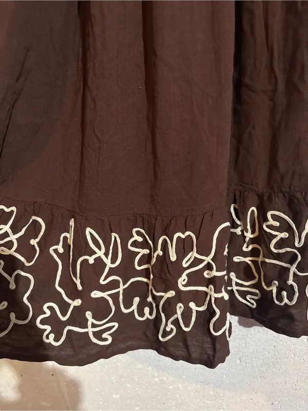NWT Maurices Bare Embroidered Hem Midi Dress | Size: XS - Image 3