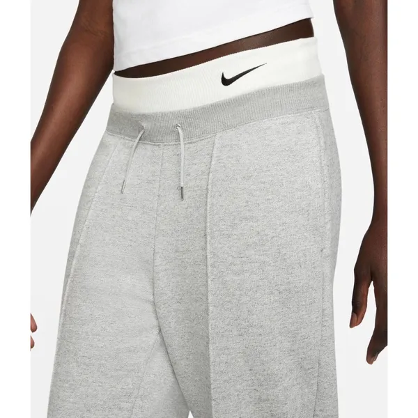 Nike Women's Sportswear Icon Clash Easy Fleece Joggers in Light Gray Size XXL - Image 4
