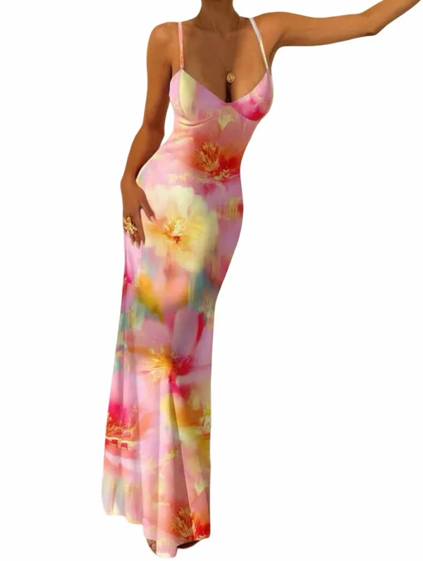 Boutique Floral and Multicolor Maxi Dress - Image 3