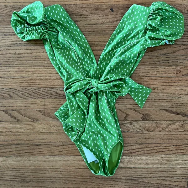 Shani Shemer Avocado Sleeved One piece Green Size XS - Image 2