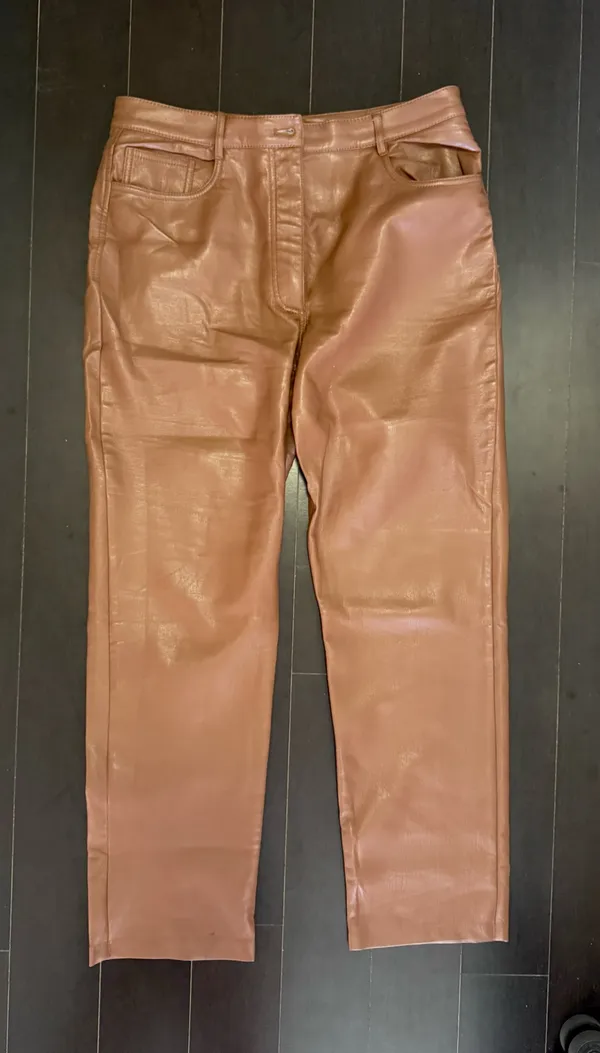 Aritzia Wilfred Leather Pants - Image 2