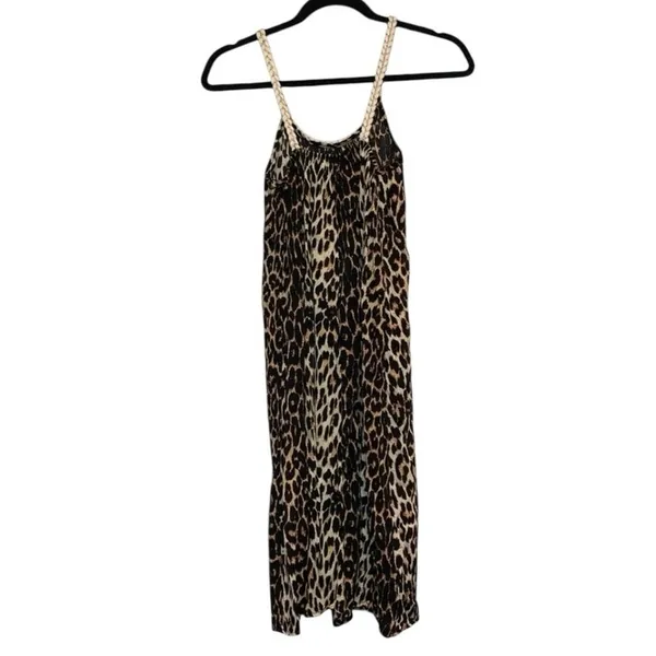 NWT‎ Azz Leopard Print Maxi Dress Small Brown - Image 3