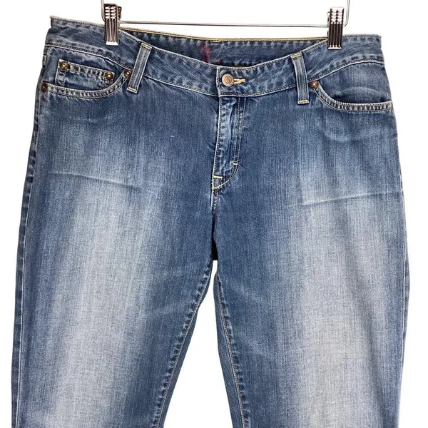 FRX‎ Bootcut Jeans Size 32 Medium Wash Stretch Boot Cut Blue - Image 2