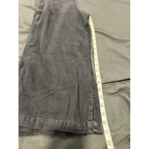 Universal Thread Boho Utility Wide Leg Overalls Sz:S Charcoal Gray Cotton Linen - Image 4