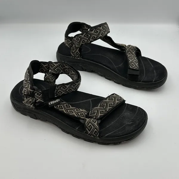 Teva Women's Sandal 9 Black Sport Hiking Water Strap Sandals Pattern‎ Outdoor - Image 3