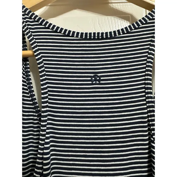 Lululemon Refresh Maxi Dress Hyper Stripe Inkwell‎ size 2 - Image 4