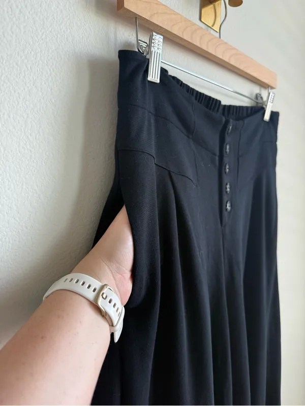 Anthropologie Ettawa Lucerne Wide Leg Pants Black XS - Image 10