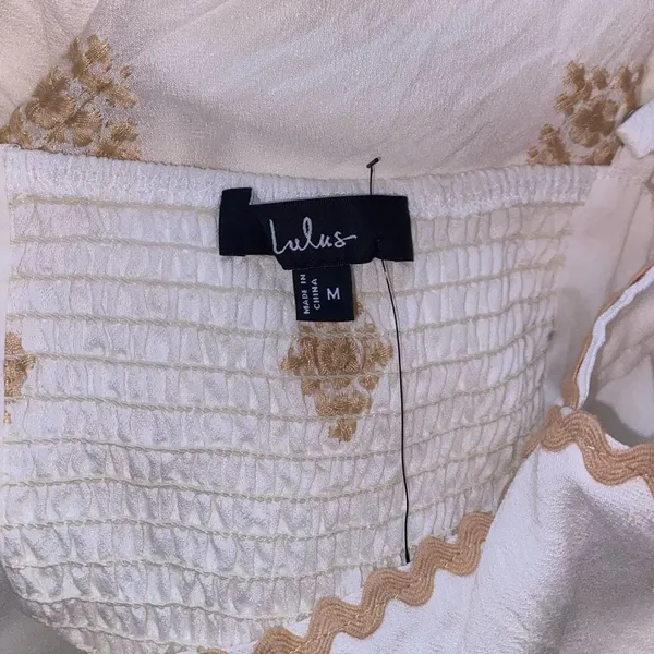 Lulu's Wide Leg Jumpsuit Size M - Image 5