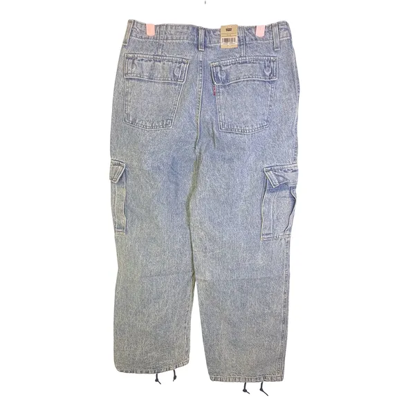 NWT Levi's 94 Baggy Cargo‎ Jeans 27x30 Mid Rise Loose Straight - Image 6