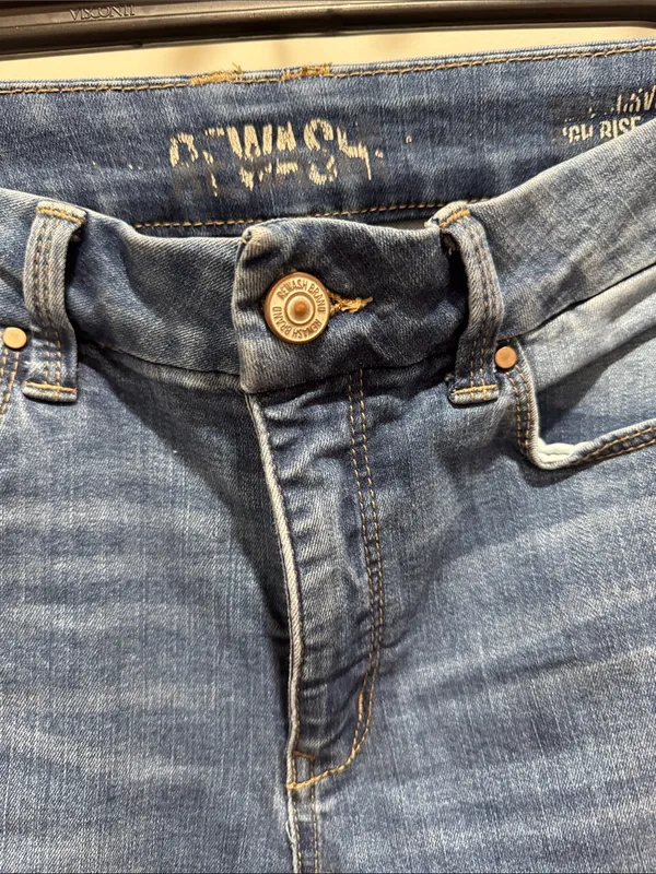 Rewash Blue Distressed Skinny Jeans - Image 3